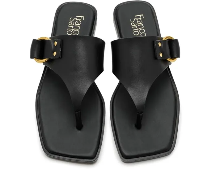 Сандалии Franco Sarto L-Mavie2 на плоской подошве с плетением и регулируемой пряжкой