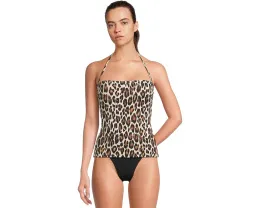 Купальник Tommy Bahama Island Cays Leopard Bandini с чашками и регулируемыми лямками