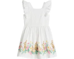 Платье Janie and Jack с кроликами по подолу и расклешенной юбкой