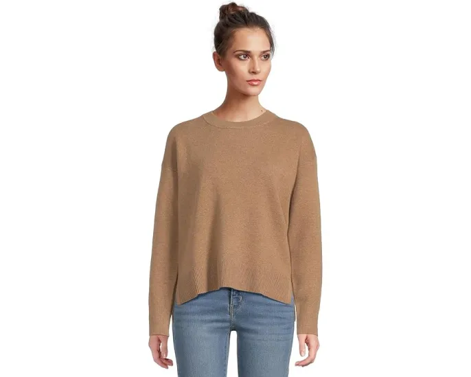 Мягкий свитер из хлопка и кашемира с воротником-гольф L.L.Bean