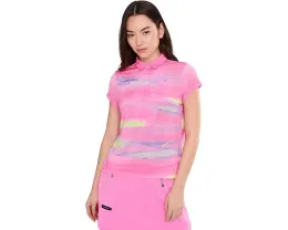 Топ Jamie Sadock с каплевидным рукавом и V-образным вырезом Painted Sunset