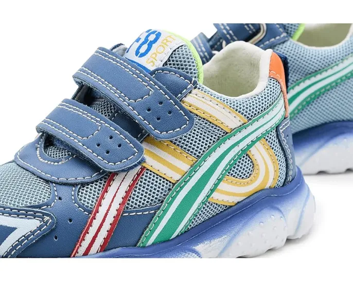 Детские кроссовки Naturino Astrid Vl с двумя липучками и кожаной стелькой