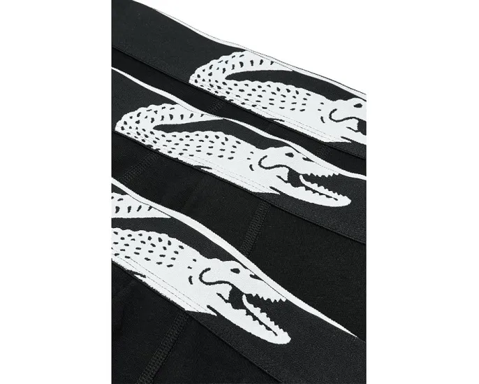 Набор из 3 боксеров Lacoste 3-Pack Crocodile Logo Boxer Briefs с логотипом крокодила
