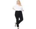 Джинсы NYDJ Plus Size Marilyn Straight с технологией Lift Tuck для уверенного образа в черном цвете