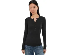 Хенли Faherty Paradise Pointelle с отделкой пико из органического хлопка