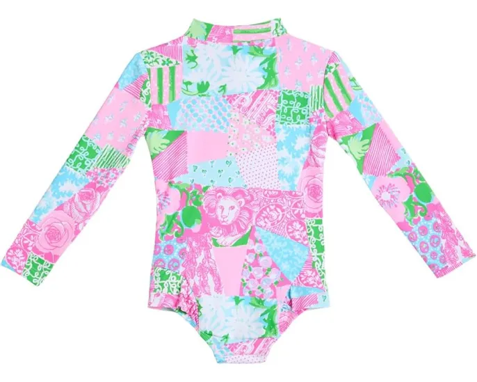 Детский рашгард Denning с защитой UPF 50+ от солнца Lilly Pulitzer Kids