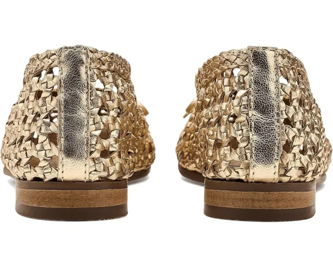 Балетки Flagstaff с плетеным кожаным верхом и бантом