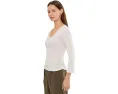 Футболка Sylvie с V-образным вырезом и сборками по бокам Michael Stars
