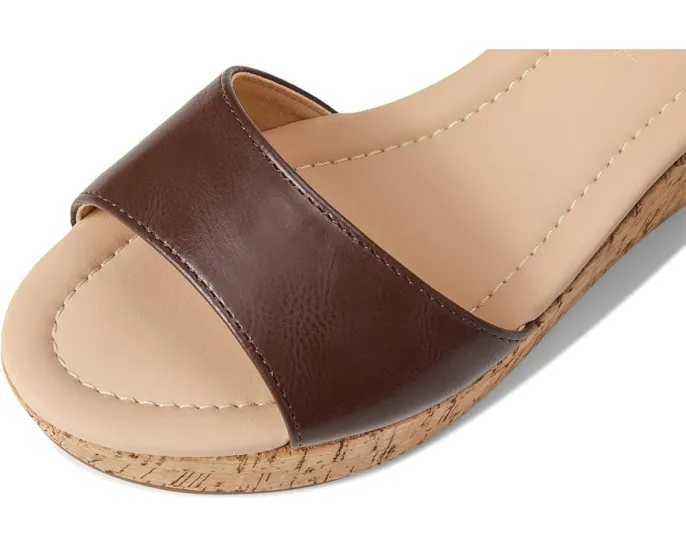 Сандалии Ranae на танкетке из пробки с регулируемой липучкой