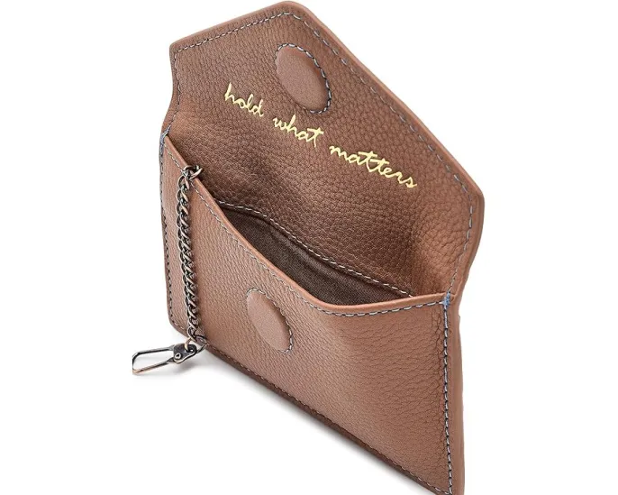 Картхолдер Hobo Goldie Card Case в стиле конверт из тисненой кожи