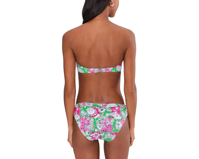 Топ бандо Lilly Pulitzer Aleska с кольцевой фурнитурой и съемными бретелями