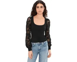 Топ Maya от Paige с круглым вырезом и вышивкой из органического хлопка