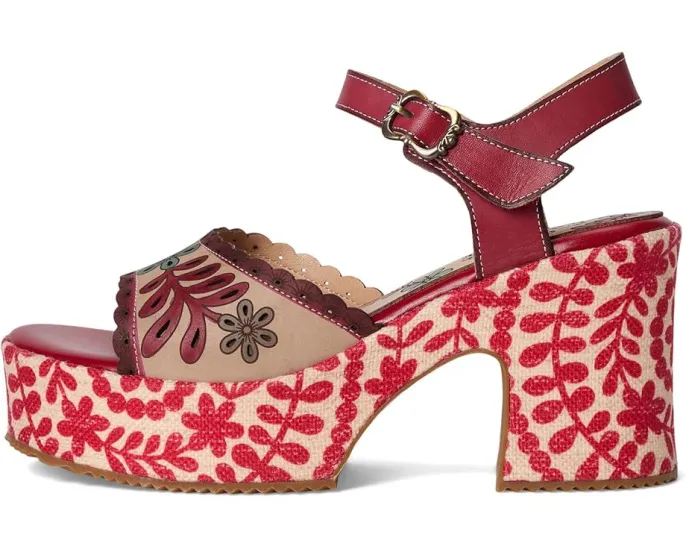 Сандалии L'Artiste by Spring Step Hendrix с фигурным ремешком и массивным каблуком