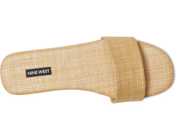 Плоские сандалии Nine West Lolipop с квадратным носком и подошвой из резины