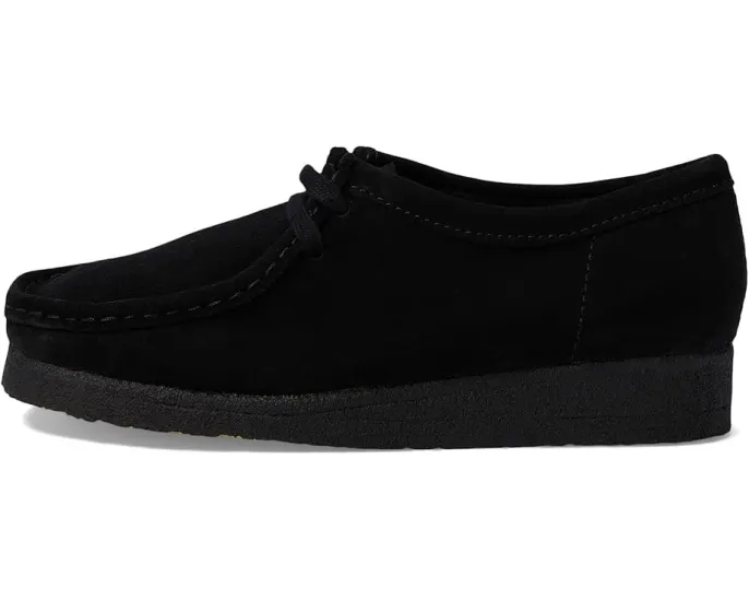 Clarks Wallabee мокасины на шнуровке с подошвой из натурального крепа