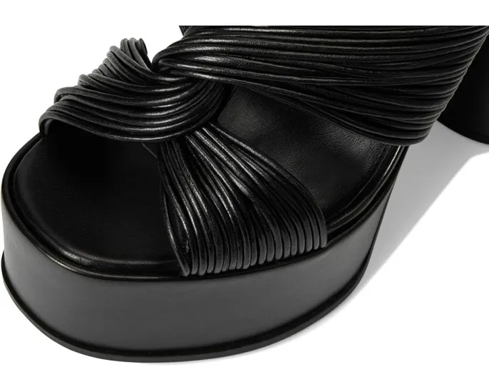 Сандалии Alessia на высокой платформе с ремешками и обернутым каблуком