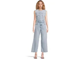 Комбинезон Paige Cirie из денима с прямыми брюками и без рукавов
