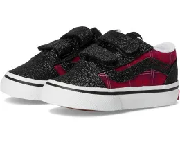 Кроссовки Vans Kids Old Skool V для детей на липучках с усиленным мыском