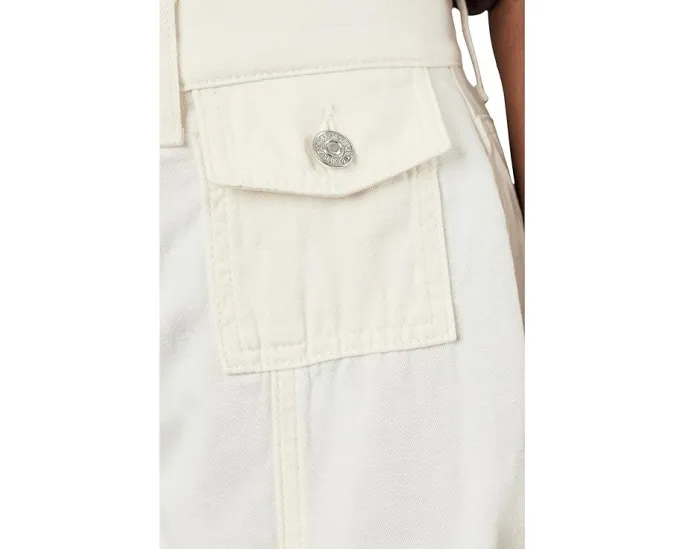 7 For All Mankind джинсы Lotta Ankle in Linen Ostuni с высокой посадкой
