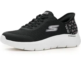 SKECHERS Performance Go Walk Flex Lily Rose с эластичными шнурками и сетчатым верхом