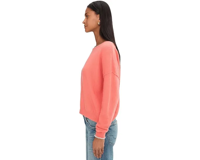 Свободный свитер See Me с лодочкой и контрастной отделкой Free People