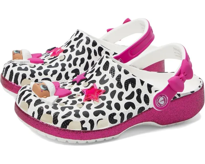 Crocs Классические сабо LOL Surprise Diva для детей с блестящей подошвой