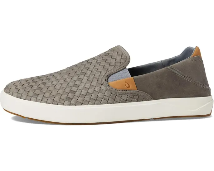 OluKai Lae'ahi Lauhala лоферы из кожи с текстильной подкладкой