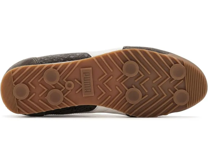 Кроссовки Puma Arizona Cat из замши с анималистичным принтом в бронзово-белых тонах