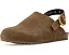 Сабо Toni Suede Clogs от Amie Rafa на танкетке серо-коричневые
