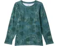 Детская футболка Hot Chillys Micro Elite Chamois Print с круглой горловиной