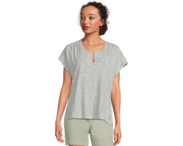 Tommy Bahama Gem Coast Shimmering Bay с короткими рукавами и разрезным вырезом