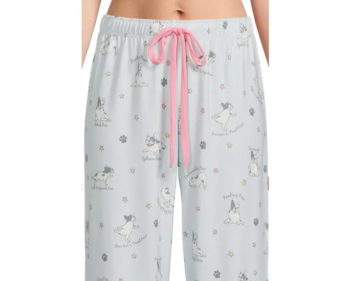 Пижамный комплект P.J. Salvage с принтом и широкими брюками