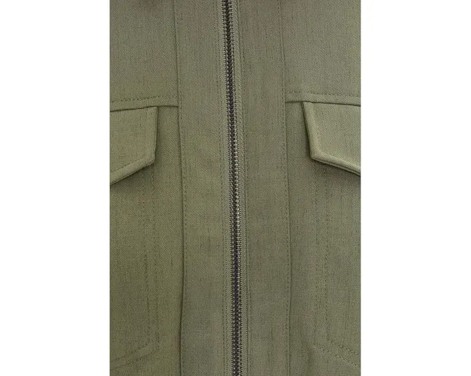 Джинсовая куртка Liverpool Los Angeles с молнией и потертостями