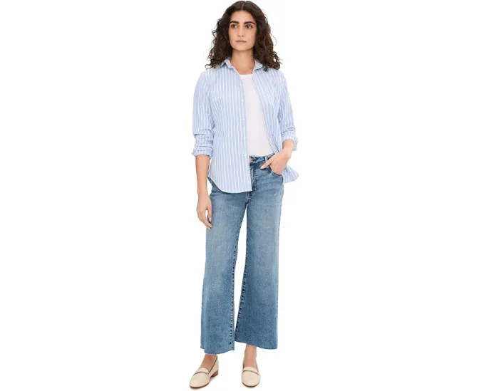 Джинсы KUT from the Kloth Meg с высокой посадкой и широкими штанинами