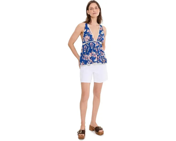 Free People топ Rome Printed Tank с цветочным принтом