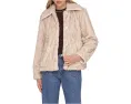Avec Les Filles куртка High Pile Fleece из искусственного меха бежевого цвета