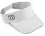 Белое козырек Ultralight Visor от Wilson для бега и тенниса