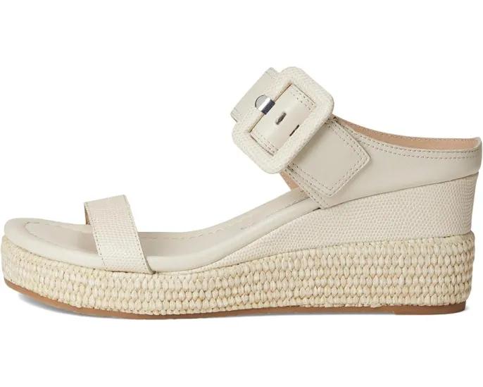 Сандалии Gizelle на пробковом каблуке с регулируемым ремешком на щиколотке Donald Pliner