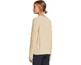 Хлопковый свитер Fisherman Crewneck Signature L.L.Bean бежевого цвета