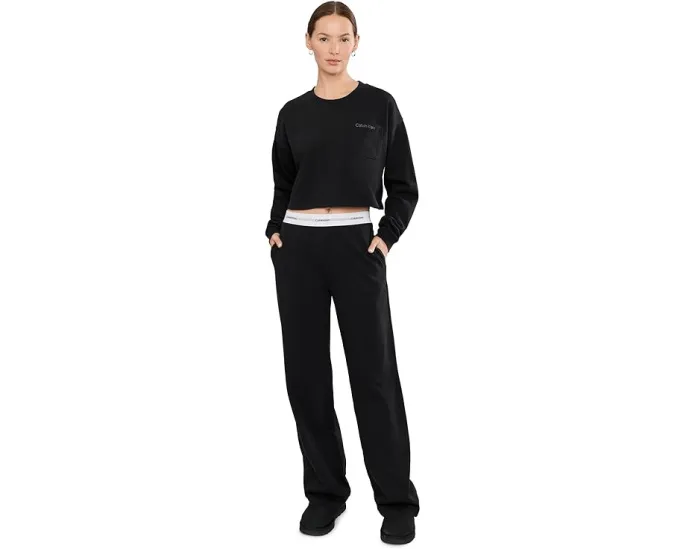 Широкие брюки Calvin Klein Underwear из джерси с логотипом на резинке