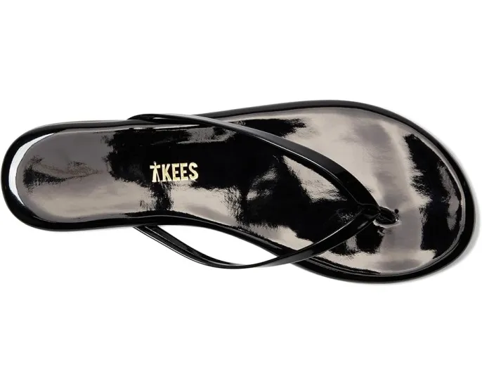 Босоножки TKEES Glosses из глянцевой кожи с мягкой стелькой