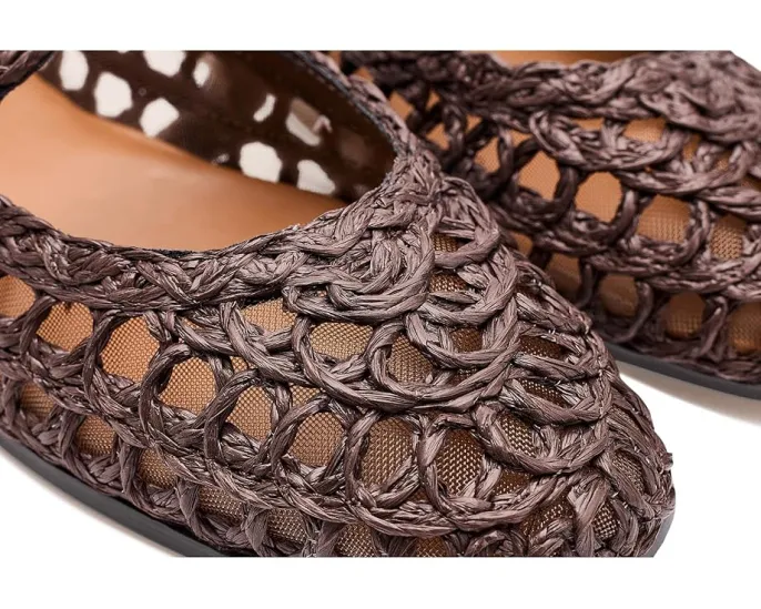 Балетки Melody из рафии с круглым носком Steve Madden