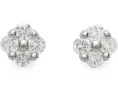 Серьги-гвоздики Fine Jewelry Flower с бриллиантами из стерлингового серебра