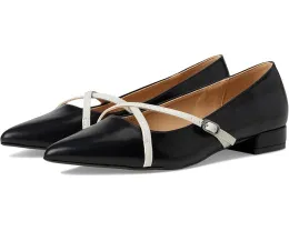 Туфли Camby на устойчивом каблуке с перекрестными ремешками и заостренным носком