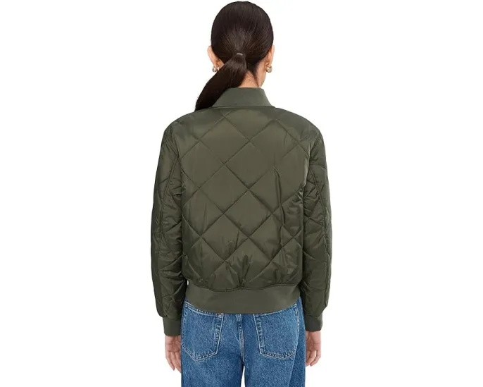 Куртка бомбер Levi's с ромбовидной стежкой и подкладкой Sherpa
