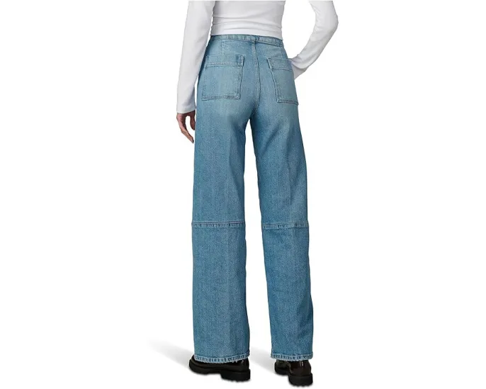 Джинсы Joe's Jeans The Seamed Mia с высокой посадкой и широкими штанинами