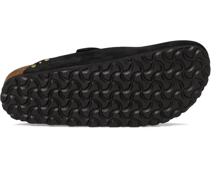 Биркенштоки Birkenstock Boston Rivets из мягкой замши