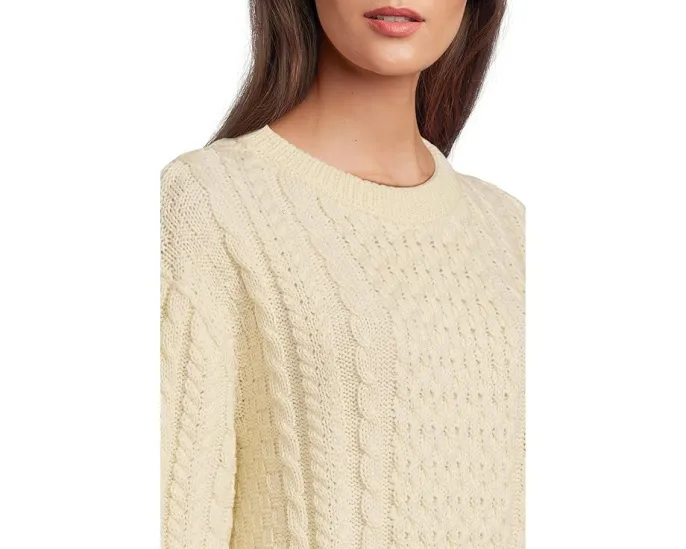 Свитер L.L.Bean 1965 Irish Fisherman с круглой горловиной из мериносовой шерсти