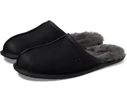 Тапочки UGG Scuff с овчинной подкладкой и гладкой кожей