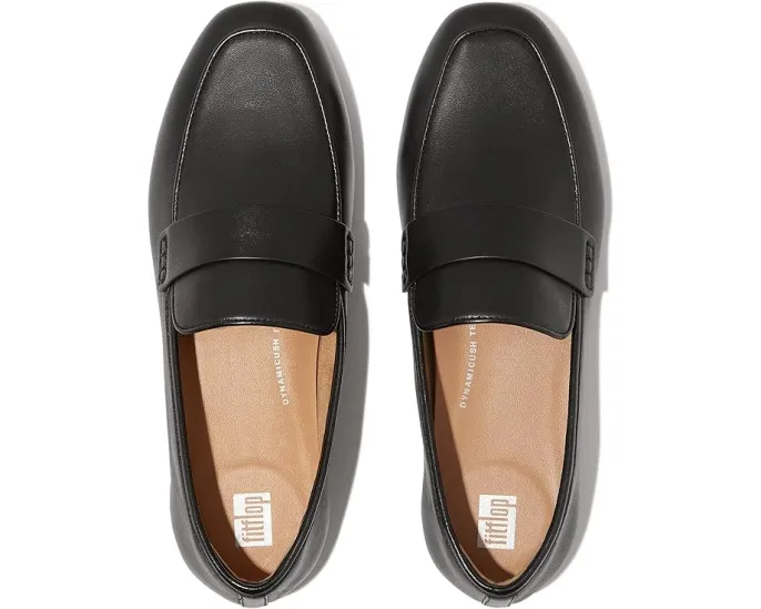 FitFlop лоферы Delicato из мягкой кожи с квадратным носком
